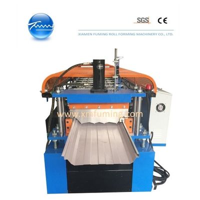 Machine de formage de rouleaux de panneaux de toiture à couture de serrure personnalisée